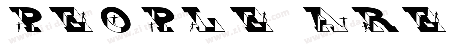 People Are People字体转换